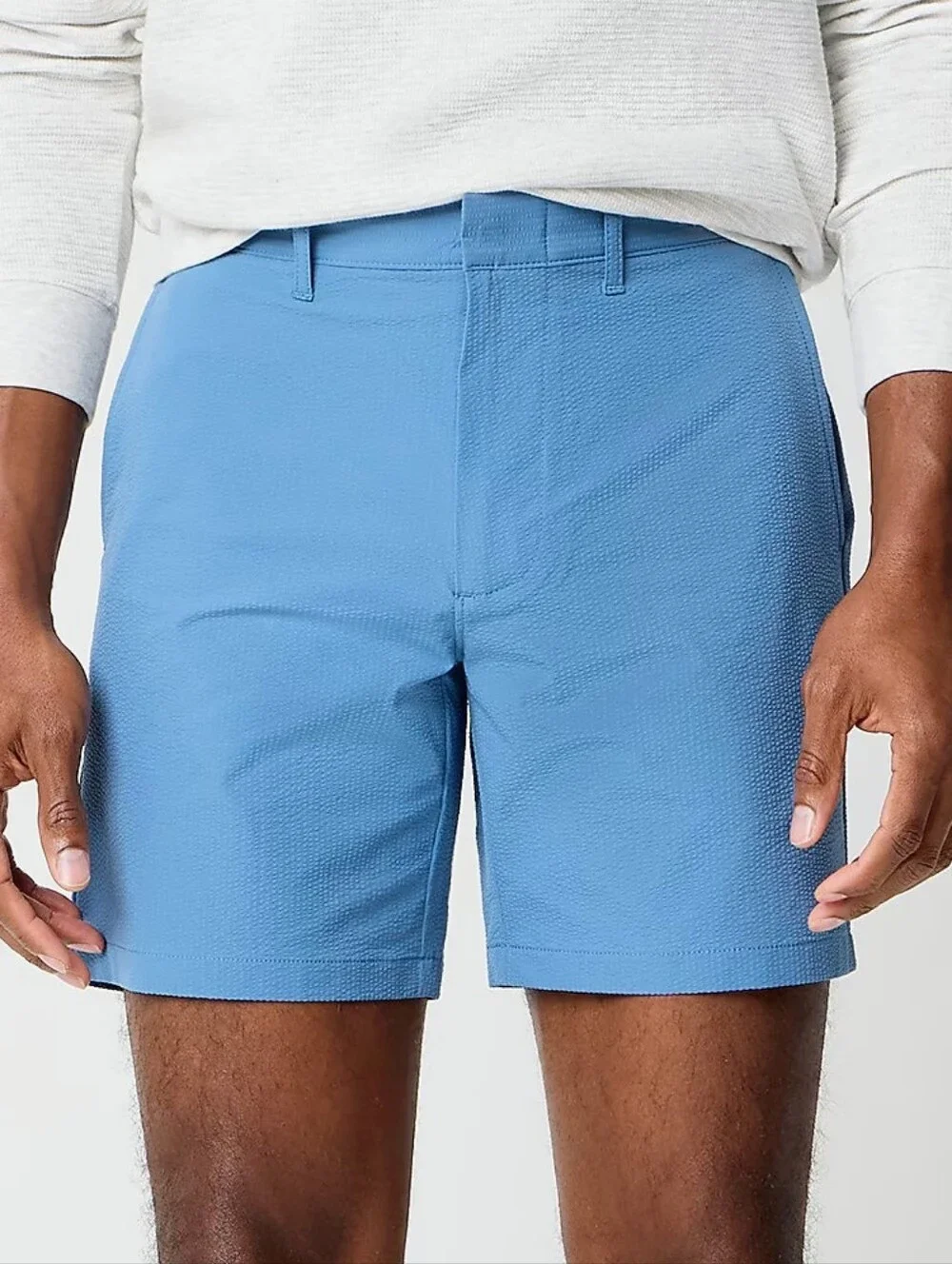 J. Crew Men's Seersucker Tech Short New Size 32